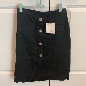 ROOLEE NWT black midi skirt